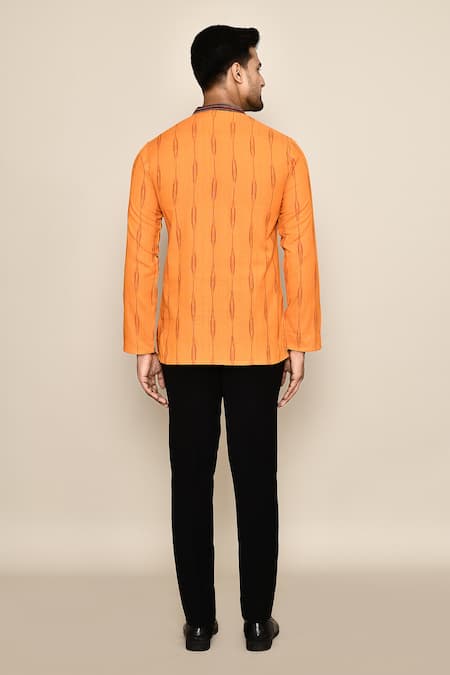 Arihant Rai Sinha Abstract Pattern Cotton Kurta 