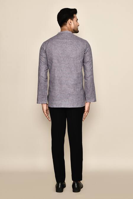 Arihant Rai Sinha Geometric Pattern Short Kurta 