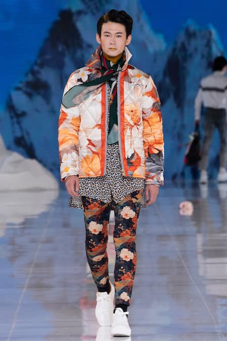 Mr. Ajay Kumar Zanskar Light Down Printed Parka 