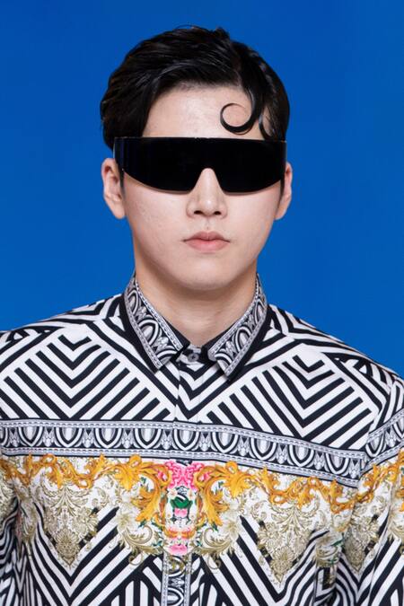 Buy MR. Ajay Kumar Black 100% Luxe Cotton Printed Himalayan Landscape Floral Shirt Online at Aza Fashions Buy_MR. Ajay Kumar_Black 100% Luxe Cotton Printed Himalayan Landscape Floral Shirt _Online_at_Aza_Fashions