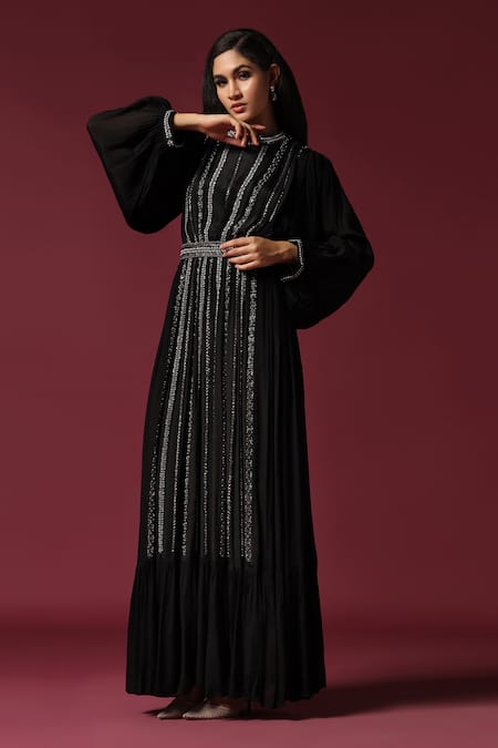 Two Sisters By Gyans Pearl Embellished Gown 