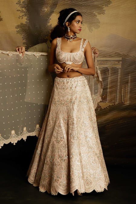 Kavitha Gutta Blush Elegance Embroidered Lehenga Set 