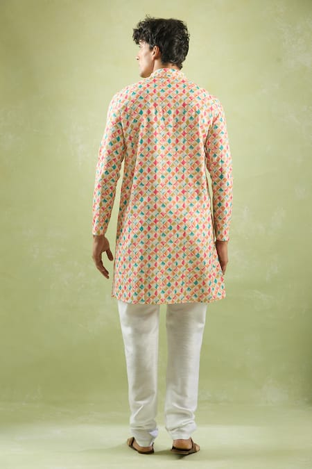 Arihant Rai Sinha Abstract Print Kurta Set 