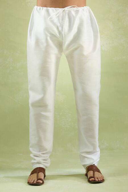 Shop_Arihant Rai Sinha_Purple Cotton, Silk, Chanderi Embroidery Floral Kurta Set 