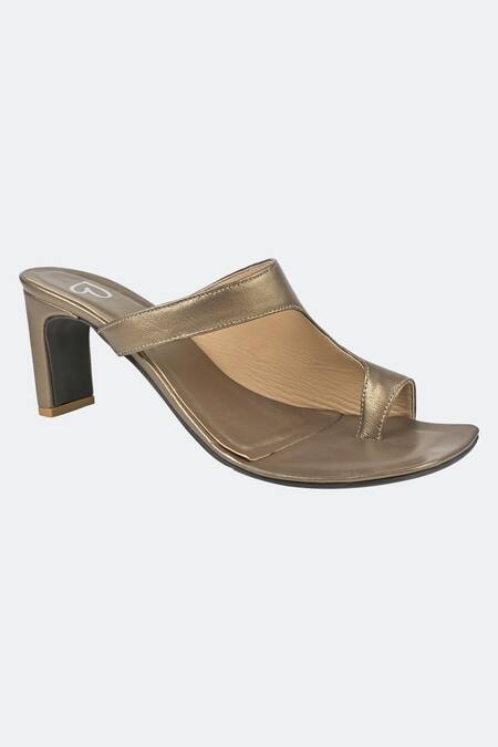 Shop_Sko_Gold Amalfi Block Heels_Online_at_Aza_Fashions