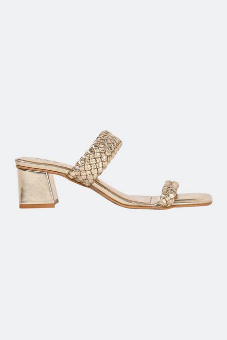 Buy_Sko_Gold Eva Braided Strap Heels_Online_at_Aza_Fashions