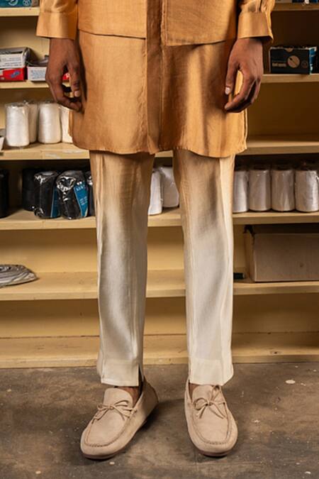 Project Bandi Gold Linen, Satin Crystals, Beads, Diamonds Ombre Nehru Jacket And Kurta Set Online at Aza Fashions Project Bandi_Gold Linen, Satin Crystals, Beads, Diamonds Ombre Nehru Jacket And Kurta Set_Online_at_Aza_Fashions