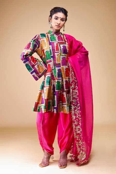 Thetaa Jharokha Print Kurta Set 