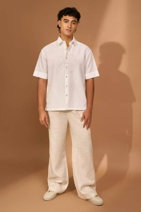 Vivek Karunakaran Thread Embroidered Shirt 