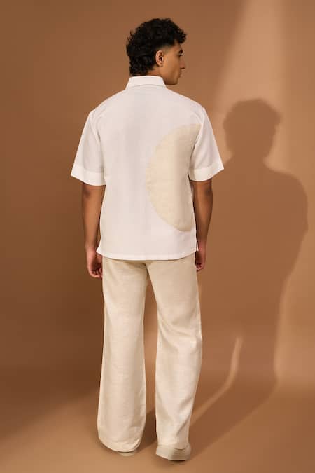 Vivek Karunakaran Thread Embroidered Shirt 