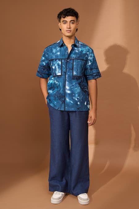 Vivek Karunakaran Tie-Dye Pattern Shirt 