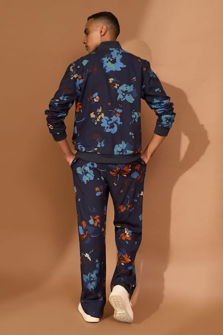 Vivek Karunakaran Floral Print Bomber Jacket 
