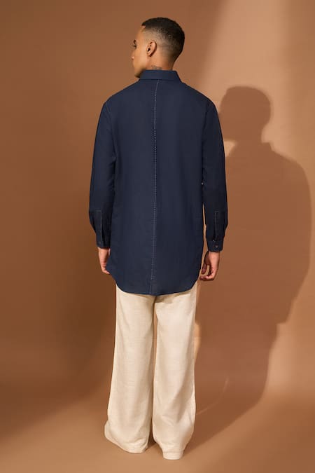 Vivek Karunakaran Handstitch Pathan Kurta 