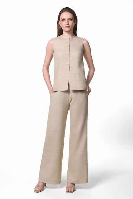 Verano By Tanya Georgia Round Neck Waistcoat 