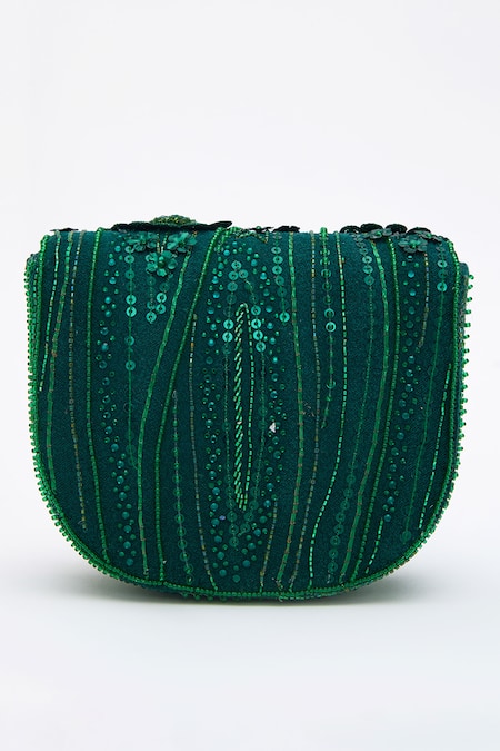 Doux Amour Fiona Sequin & Cutdana Embroidered Mini Bag 