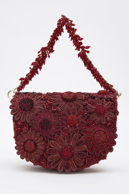 Doux Amour Fiona Sequin & Cutdana Fiore Embroidered Bag 