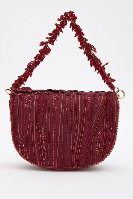 Doux Amour Fiona Sequin & Cutdana Fiore Embroidered Bag 