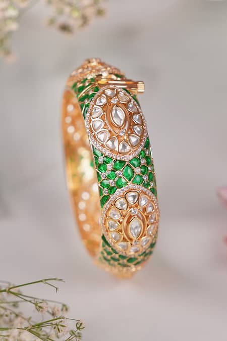 Anana Shivani Polki Embellished Kada 