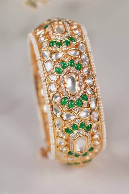 Anana Tulsi Embellished Kada Bangle -Single Pc 