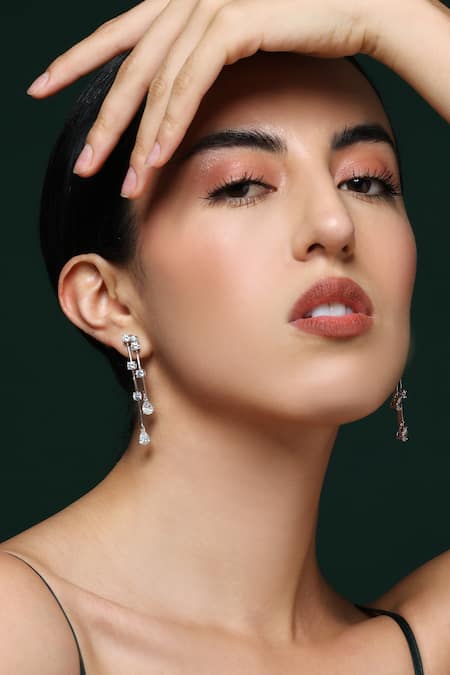 Varnika Arora CZ Radiance Drop Earrings 