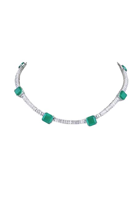 Varnika Arora Graceful Glow CZ Necklace 
