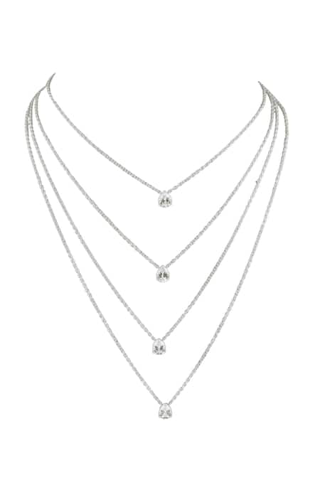 Varnika Arora Waves of Promise CZ Necklace 