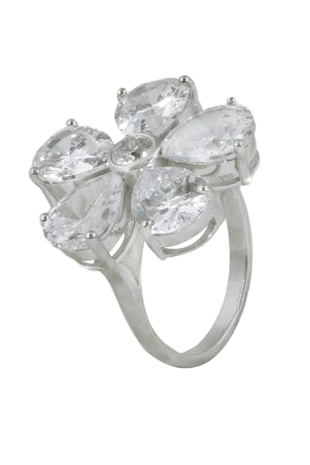 Varnika Arora Promise Petal CZ Ring 