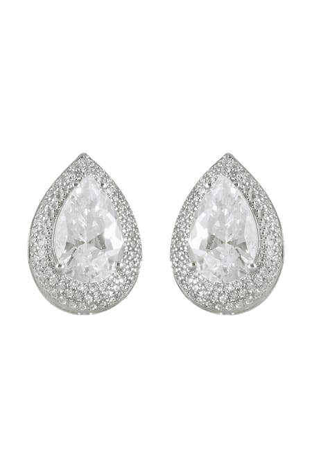 Varnika Arora CZ Bloom Whisper Studs 
