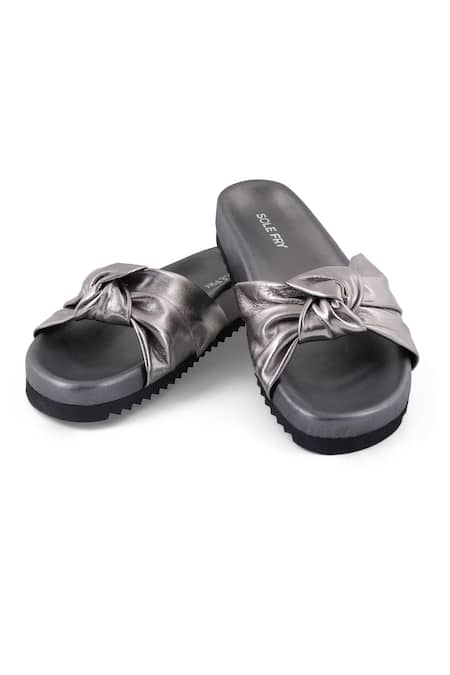 Sole Fry Glide Leather Footbed Flats 