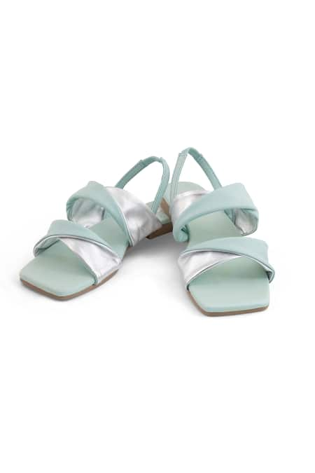 Sole Fry Sea Foam Back Strap Sandals 