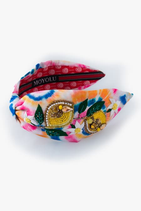 Moyolu Floral Embroidered Headband 