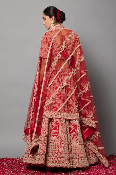 Mehar Zardozi Hand Embroidered Lehenga Set 