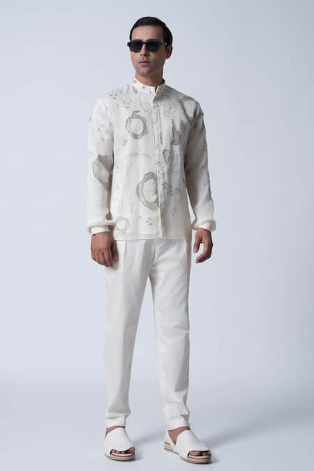 Antar Agni Amoeba Embroidered Shirt 