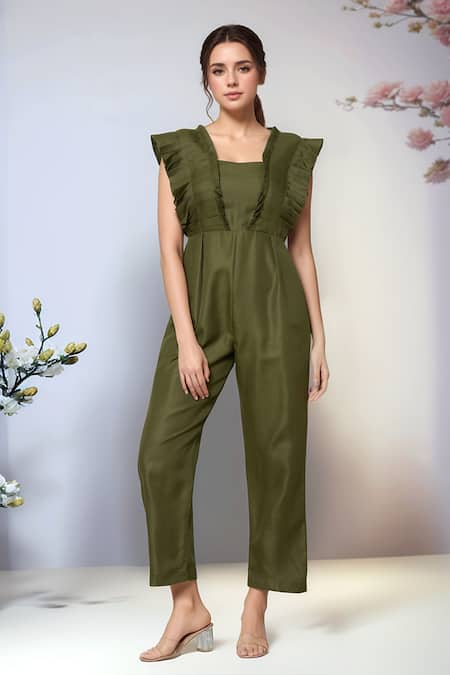 Samyukta Singhania Palm Spring Pleat Detailed Jumpsuit 