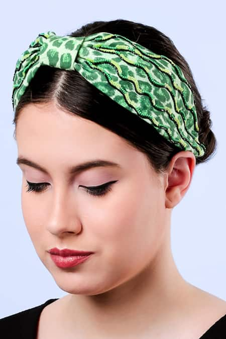 Moyolu Abstract Embroidered Headband 