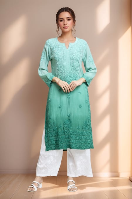 Samyukta Singhania Chikankari Embroidered Kurta 