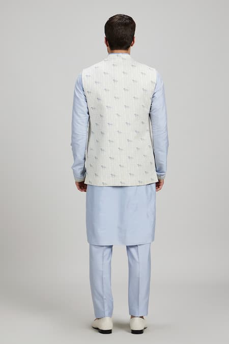 Bubber Couture Cream Cotton Horse Of Siena Print Bundi Online at Aza Fashions Bubber Couture_Cream Cotton Horse Of Siena Print Bundi _Online_at_Aza_Fashions