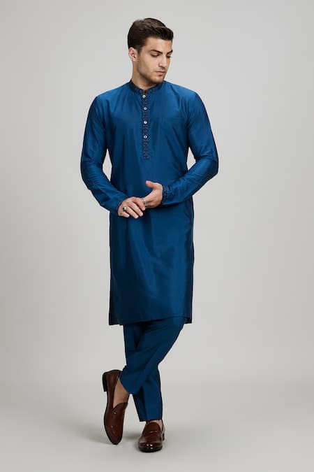 BUBBER COUTURE Paolo Plain Kurta With Pant 