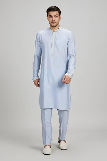 BUBBER COUTURE Taeo Plain Kurta With Pant 