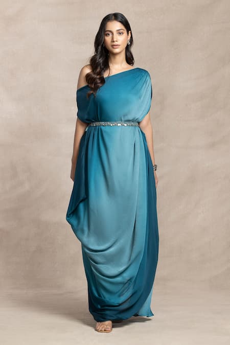 Kelaayah Manha Ombre Dress With Belt 