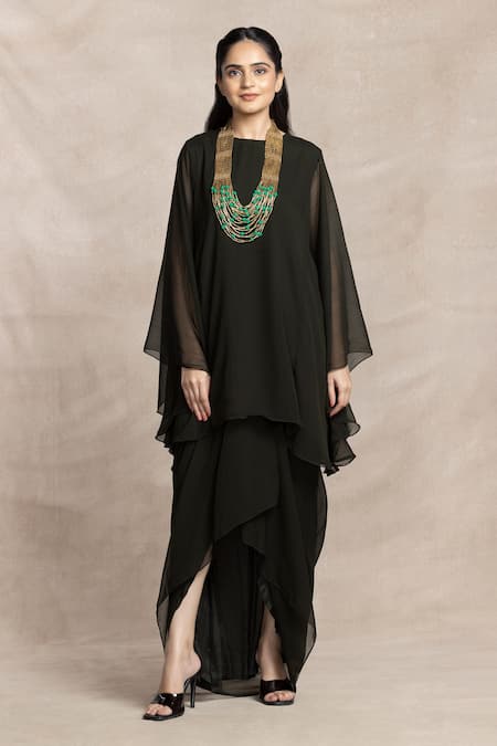 Kelaayah Deneb Short Kaftan With Dhoti Pant 