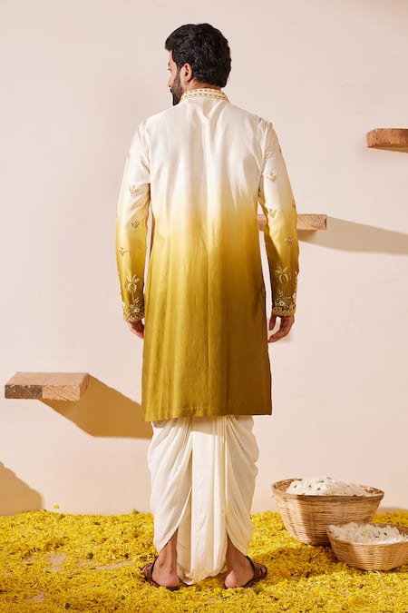 Shreyansh Designs Ombre Embroidered Kurta Set 