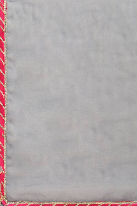 Buy Ritu Kumar, Ri.Ritu Kumar, aarke Ritu Kumar Blue Polyester, Chanderi Embroidery Round Neck Botanical Printed Kurta Set Buy_Ritu Kumar, Ri.Ritu Kumar, aarke Ritu Kumar_Blue Polyester, Chanderi Embroidery Round Neck Botanical Printed Kurta Set