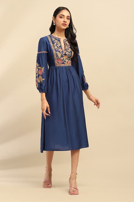 Aarke Ritu Kumar Mizuki Embroidered Dress 