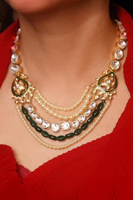 Vasundhara Siya Stone Embellished Necklace 