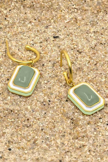 Manner Vitamin Sea Embellished Earrings 