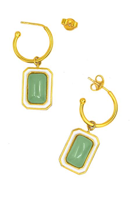 Manner Geometric Gold Plated Earrings 
