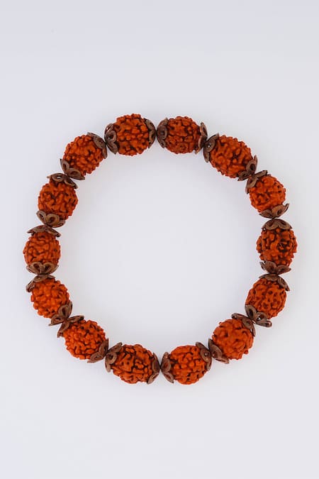Totapari Adjustable Rudraksha Bead Bracelet 