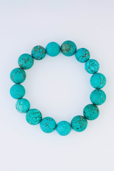 Totapari Turquoise Gemstone Beaded Bracelet 