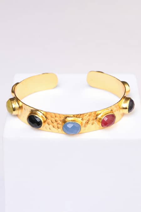 Totapari Multi Color Stone Cuff 